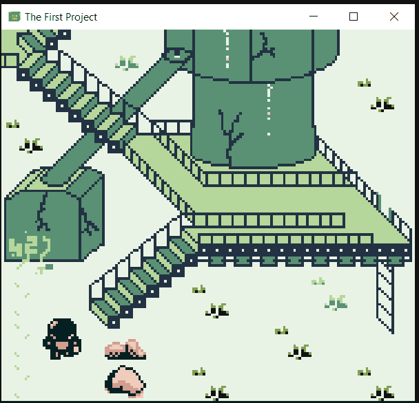 GIF of gameplay for The First Project